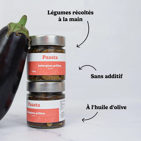 Aubergines grillées