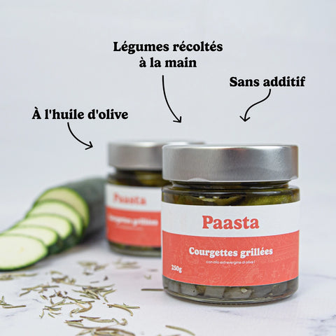 Courgettes grillées