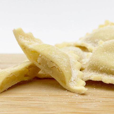 Raviolis fontina et truffe